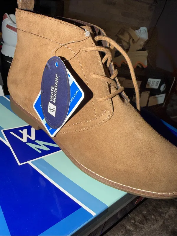 White Mountain‎ Auburn Women's Suede Lace-Up Chukka - Image 8
