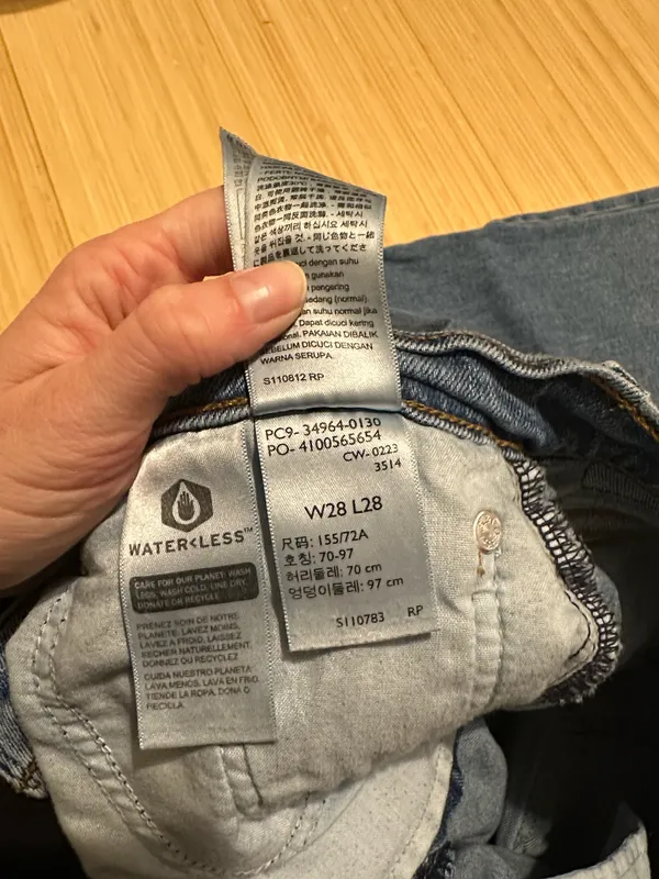 Wedgie Straight Leg Jean 28x28 - Image 4