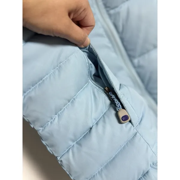 L.L.Bean Royal & Light Blue Reversible Goose Down Puffer Vest – Women’s Small - Image 6