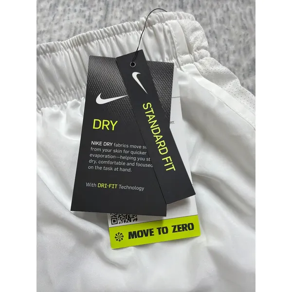 Nike Womens Dri-FIT Running Shorts White Standard Fit‎ 831558-100 XL NWT - Image 3