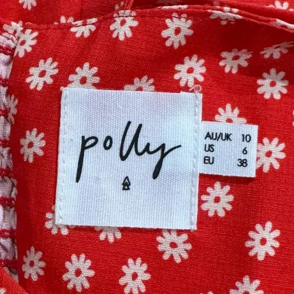 Princess Polly Westwood Valley Red Floral Mini Dress Women’s 6 - Image 3