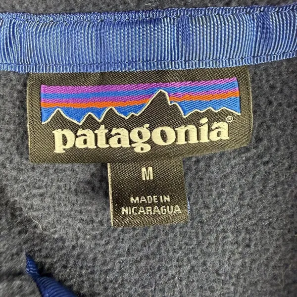 Patagonia Men's M Medium‎ Micro D Snap-T Pullover Microfleece Blue Sweatshirt - Image 6
