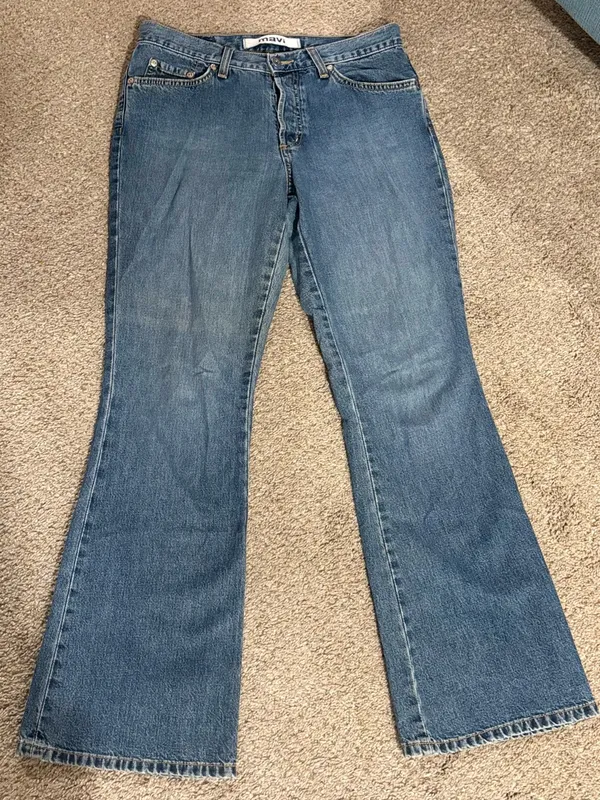Mavi 1036 Molly Jeans Women’s 29/30 Medium Wash Straight Leg Button Fly Denim - Image 6
