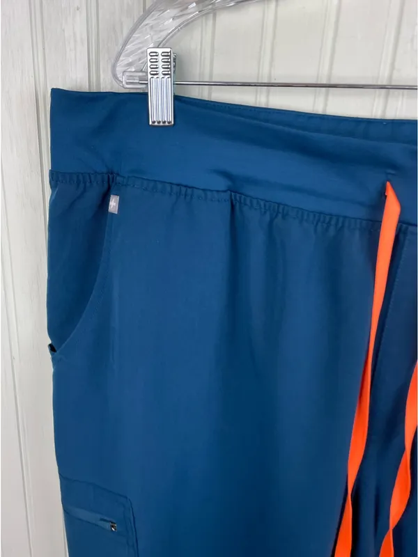 Figs Catarina Scrub Top High Waisted Zamora Jogger Pants Set Size 4XL Deep Reef - Image 12