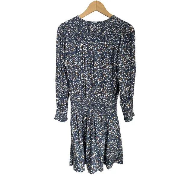 Rails‎ Zana Blue Ditsy Floral Long Sleeve Mini Dress Size M NWT Boho - Image 3