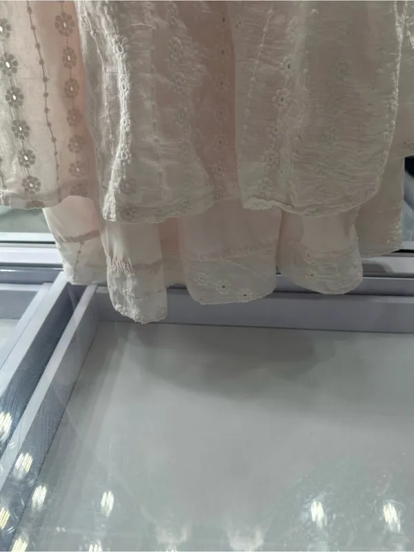 White floral dress (Ready To Ship) - Image 8
