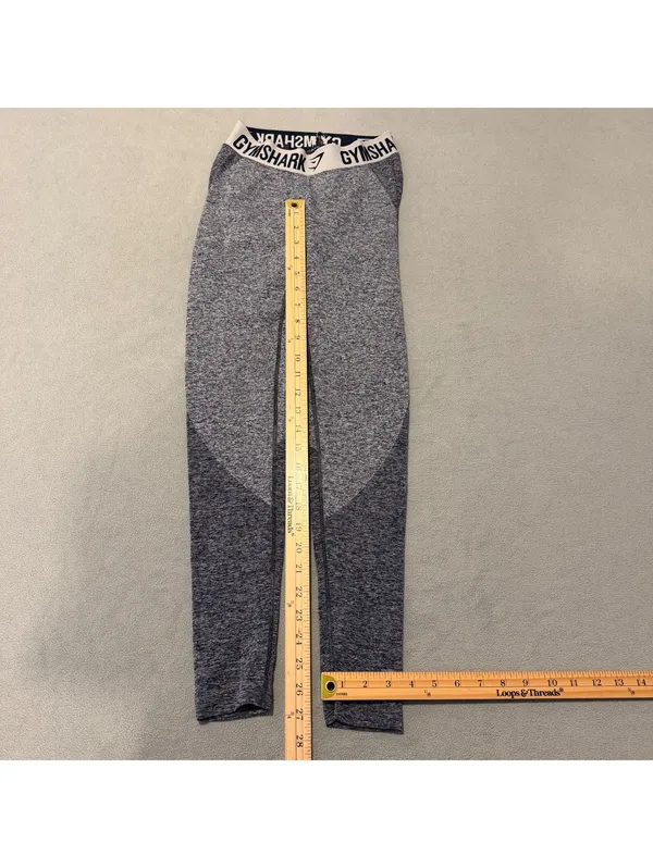 Gymshark Women’s Flex Seamless Leggings XS Grey Marl Gym Bodybuilding - Image 5