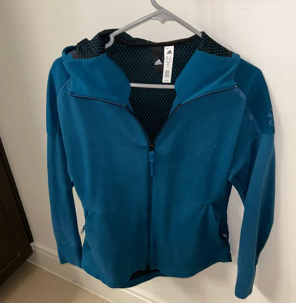 Adidas hoodie athletic jacket - Image 2