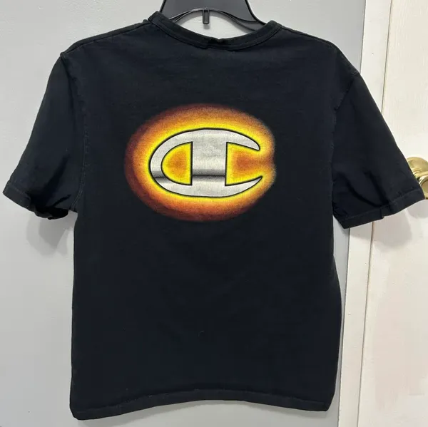 Champion Black Tee - Image 2