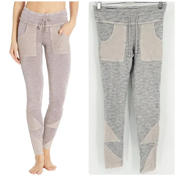 Free People FP Movement Womens Activewear Kyoto Pocket Leggings‎ Size S Gray - Image 2