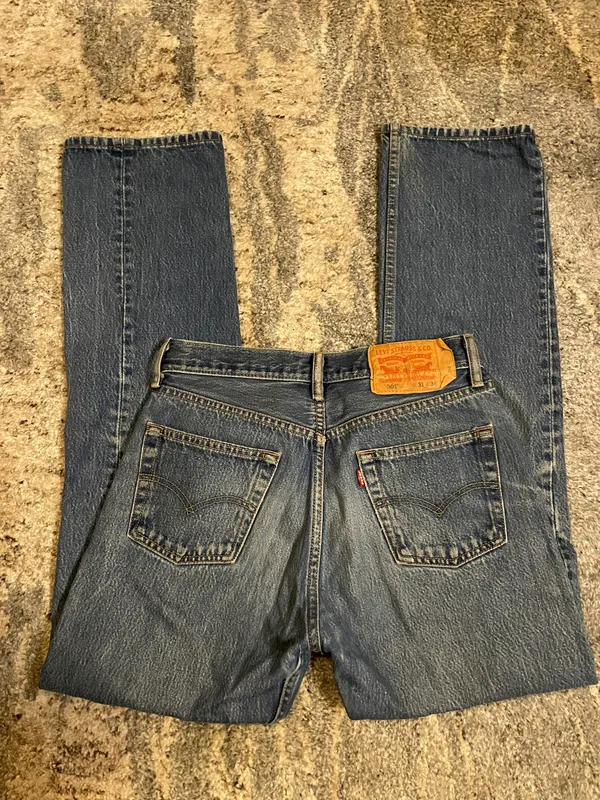 Levi's 501 Original Fit Straight-Leg Blue Jeans - Image 2
