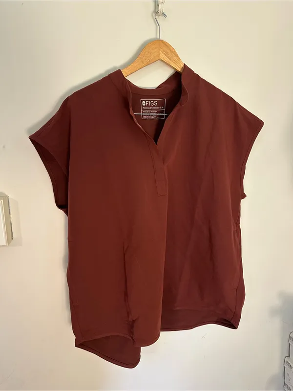 Figs Rafaela Oversized Scrub Top walnut extra large - Image 2