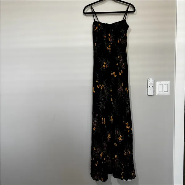 Reformation Ingrid Navy Mademoiselle Maxi Dress Size 4 - Image 5