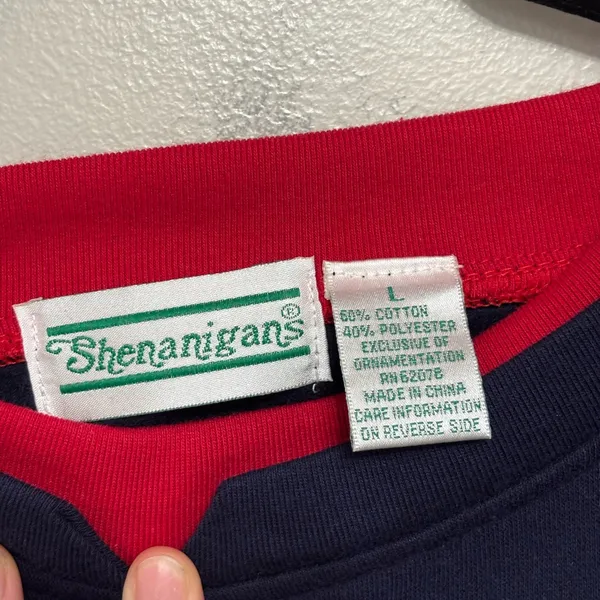 NEW Deadstock Vintage Holiday Cardinal Crewneck Sweatshirt - Size L - Image 4