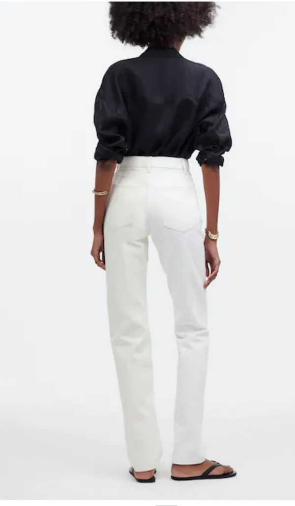 Madewell Pure White Vintage CanvasComfort Stretch white straight l - Image 2
