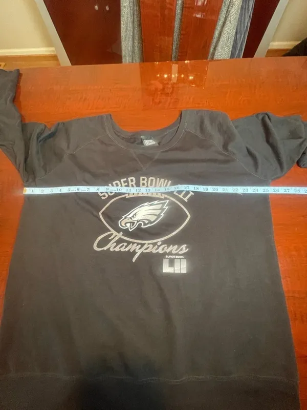 NFL Philadelphia Eagles Super Bowl LII Champions Sweatshirt Ladies 2XL Fanatics - Image 5