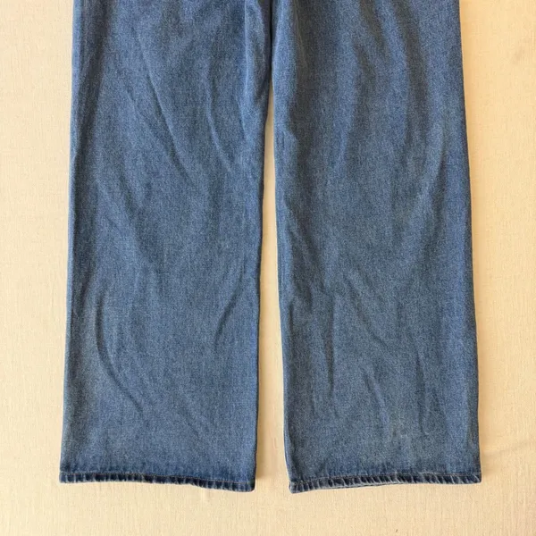 Edikted Jeans XL Low Rise Baggy Wide Leg Y2K Skater Denim 100% Cotton - Image 10