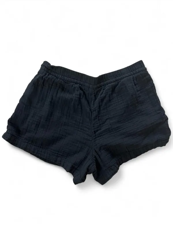 GAP Women’s Black Cotton Gauze Pull-On Easy Shorts Size M - Image 2