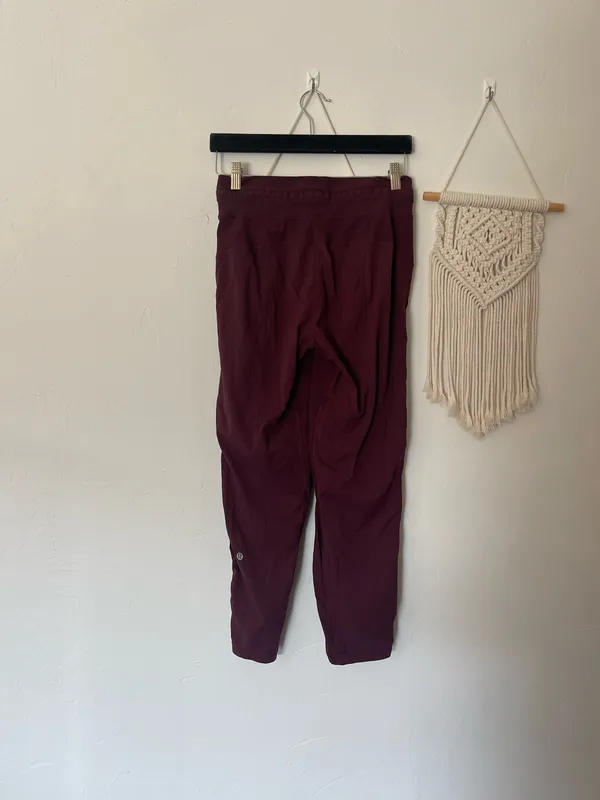 Lululemon Dance Studio Pants Maroon - Image 4