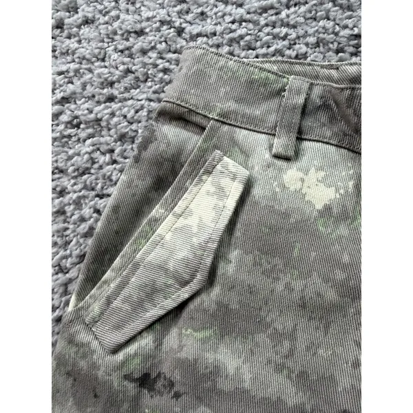 Maniere De Voir Grey Digital Camo Cargo Pants Women Streetwear Utility SIZE10 - Image 5