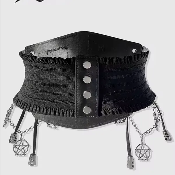 Black Gothic Chain Belt - Image 2