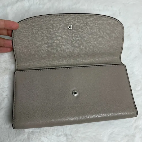 COACH Gray Trifold Wallet - Image 5