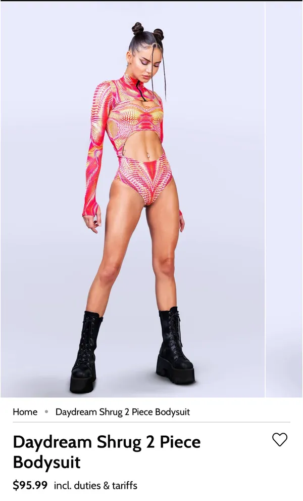 Badinka Daydream Shrug 2-Piece Bodysuit Set - Image 3