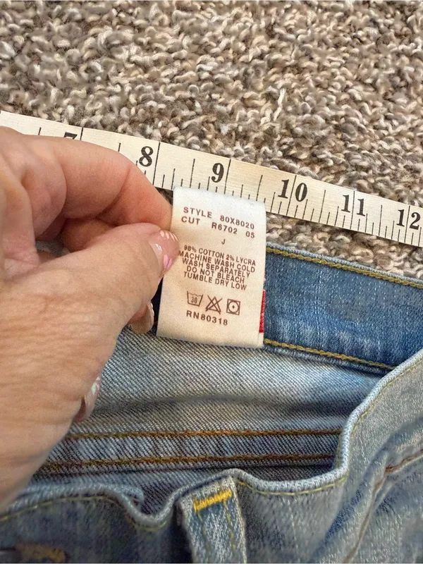 Lucky Brand Sundown Bootcut Denim Jeans Women 6/28 Blue Light Wash Casual Y2K - Image 7