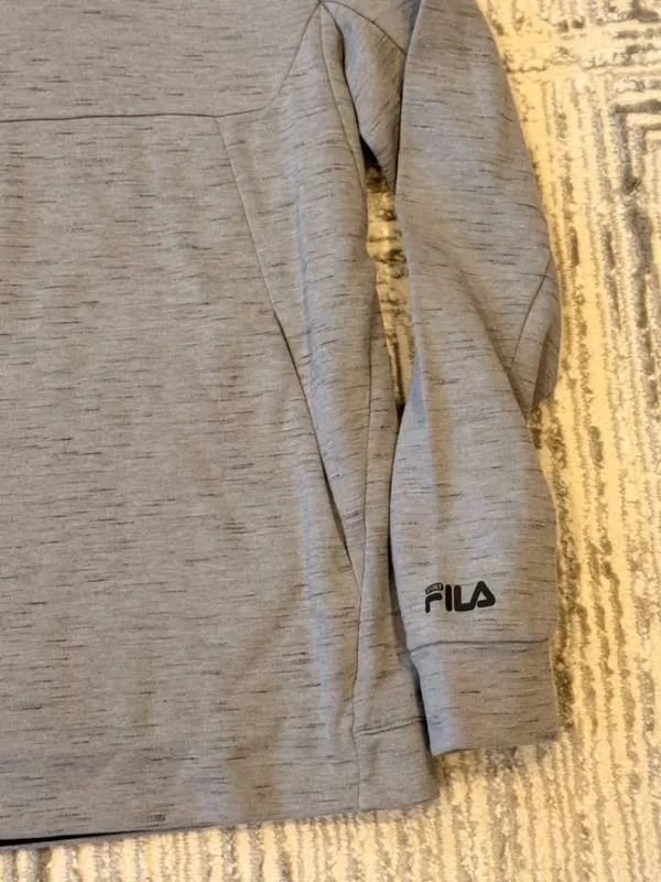 Fila women's small gray oversized sweatshirt MSRP $70 - Image 4