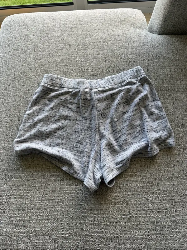 aerie Light‎ Heather Gray Marled Athletic Shorts - Image 2