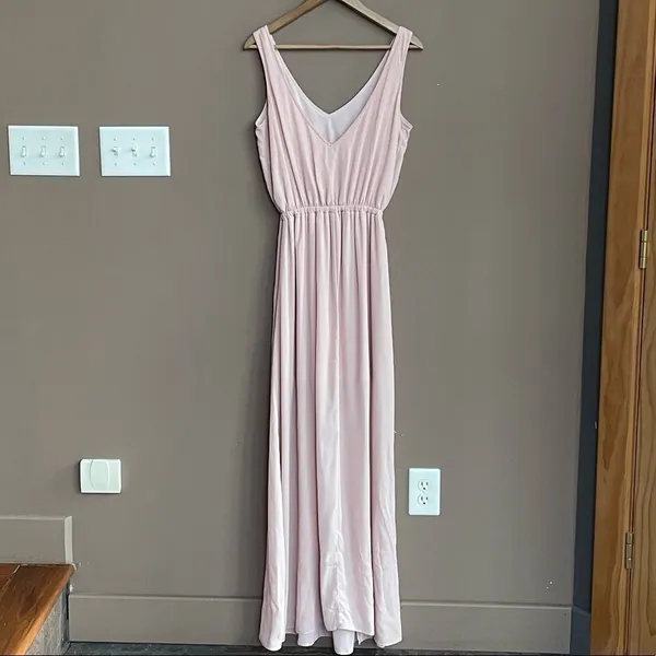 Show Me‎ Your Mumu Kendall Maxi Dress in Dusty Blush Crisp Pink Size Medium - Image 5