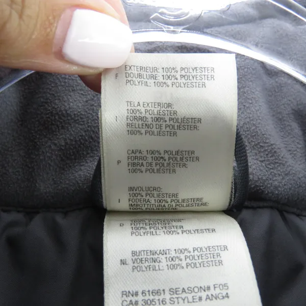 The North Face Blue Lightweight Zipper Windbreaker Rain Jacket Women's Small - Image 6