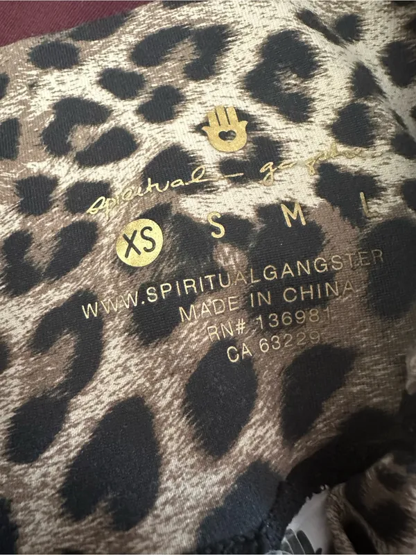 45. Spiritual Gangster Cheetah Perfect High Waist Leggings - Image 4