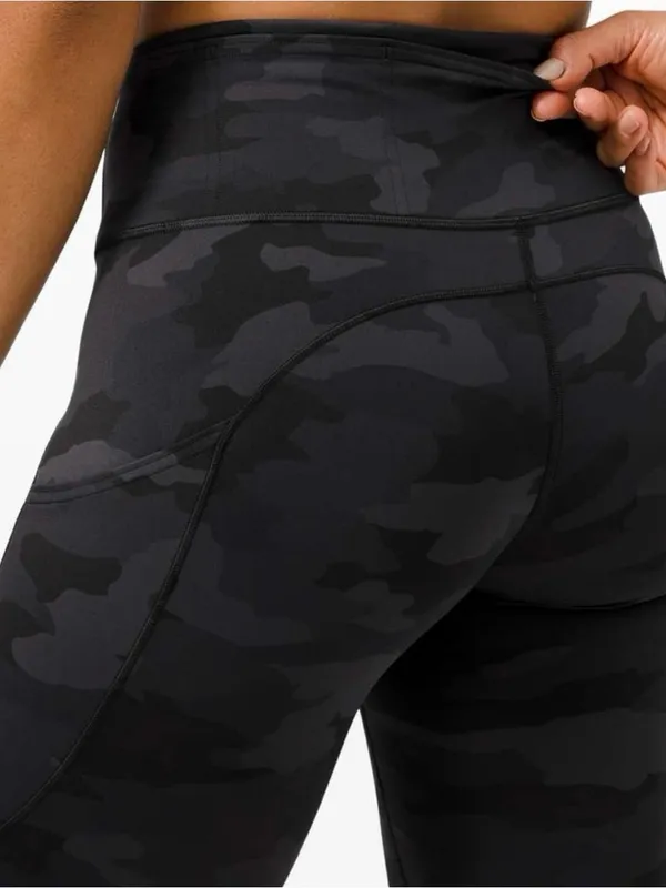 Lululemon Athletica Multi Gray Camo Women’s Fast Free High-Rise Leggings Size 2 - Image 15