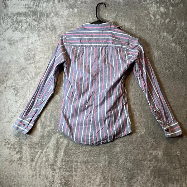 Rails Women’s Striped Button Down Shirt Size XS Blue & Pink‎ - Image 4
