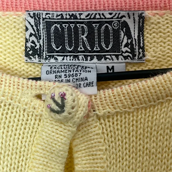 Vintage Curio Spring Embroidered Cardigan Sweater - Image 2