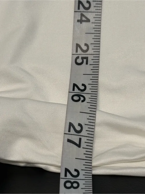 Oh Polly White Halter Neck with Side Cutouts and Ties. Size 6 - Image 10