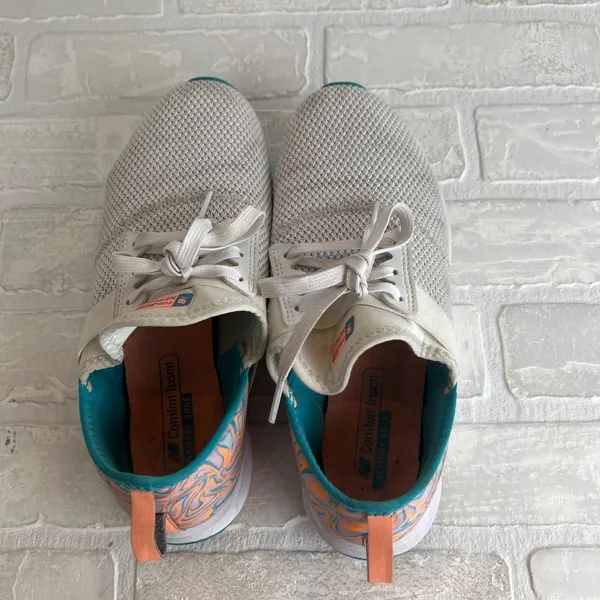 New Balance Sneakers Shoes Womens 7.5 Wide D White FuelCore Nergize Slip On Mesh - Image 5