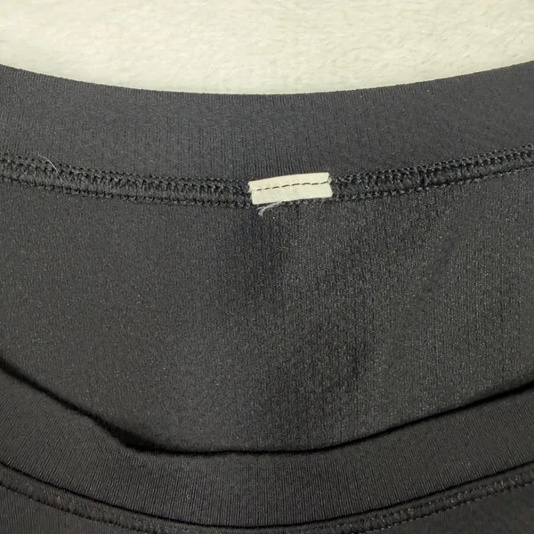 Lululemon 14 Final Lap Short Sleeve Mesh Panel Relaxed Fit Black Activewear Top - Image 6