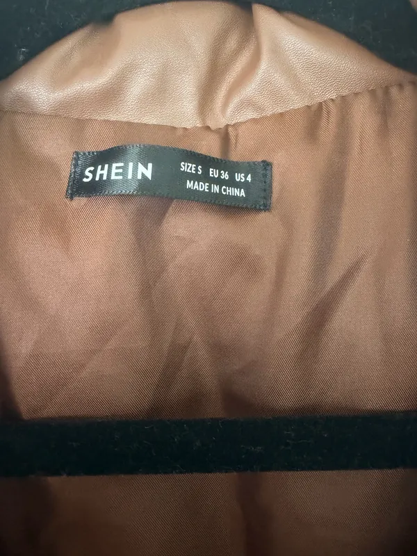 Shein Leather Vest Puffer - Image 2