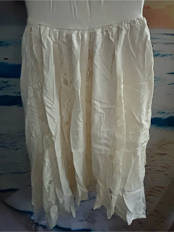 American Eagle Ivory Lace Spaghetti Strap Summer Dress SZ 0 - Image 11