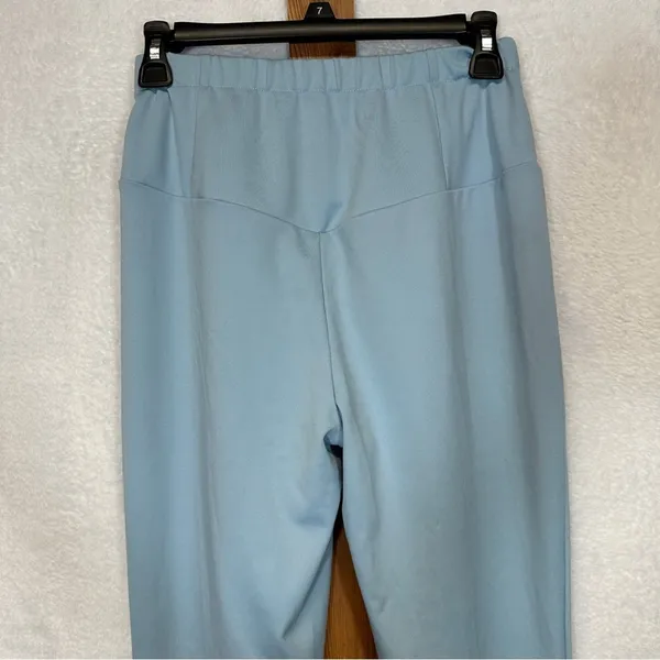 Shein Light Blue High Rise Full Length Leggings Size‎ M - Image 2