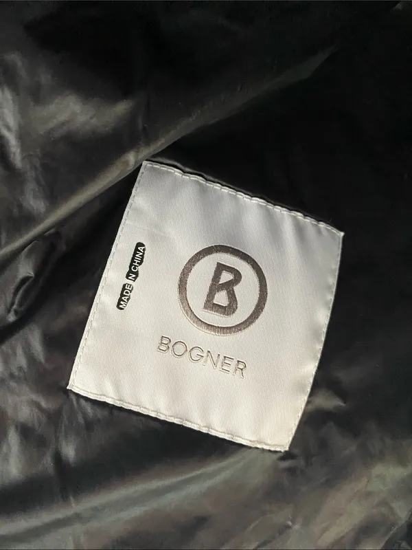 Bogner Down Filled Short Sleeved Jacket Black Size 6 - Image 2