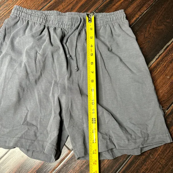 Drawstring waist, cotton shorts, basic summer lightweight - Image 2