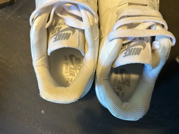 White rhinestone Nike Air Force 1 Women’s Sneakers - Image 2