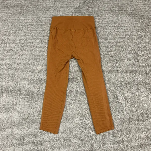 Free People Movement Leggings Women's Size Medium Orange Textured Athletic - Image 5