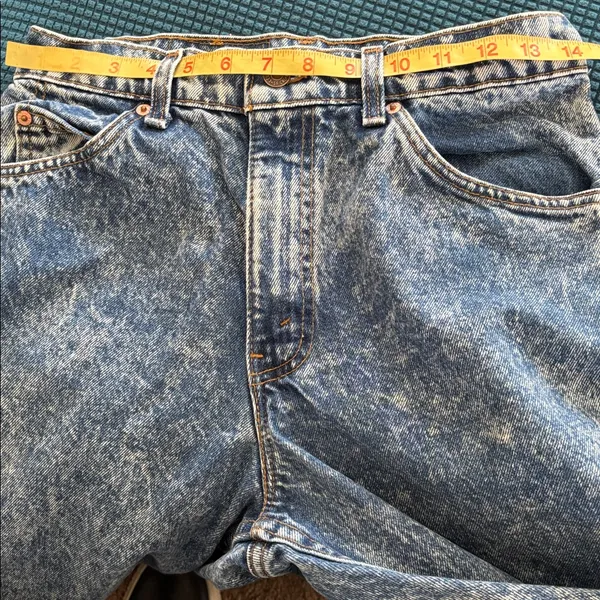 Vintage Levi’s 550 Orange Tab Jeans Made in USA 31x34 Classic Vintage Wash - Image 11