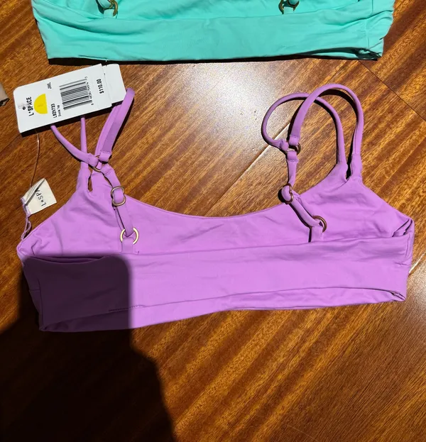 L*Space Bikini top purple small - Image 3