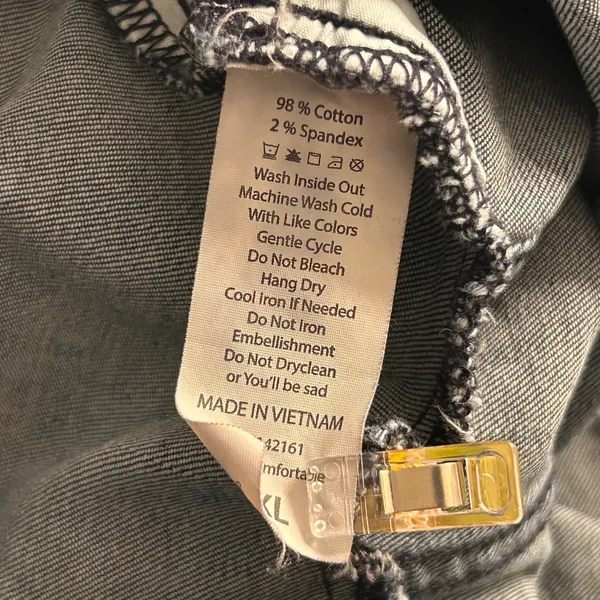 LulaRoe‎ Denim Jacket Blue 3XL - Image 7