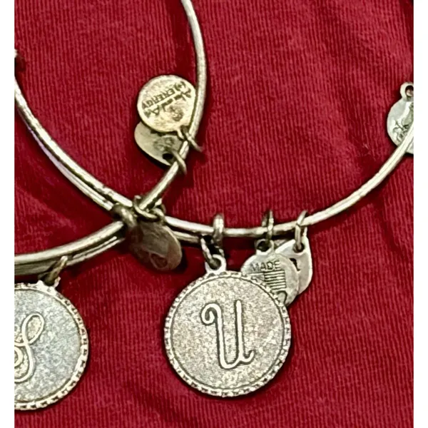 Alex and Ani Set/3 Silver FSU Bangle Bracelets - Florida State Seminoles - Image 4
